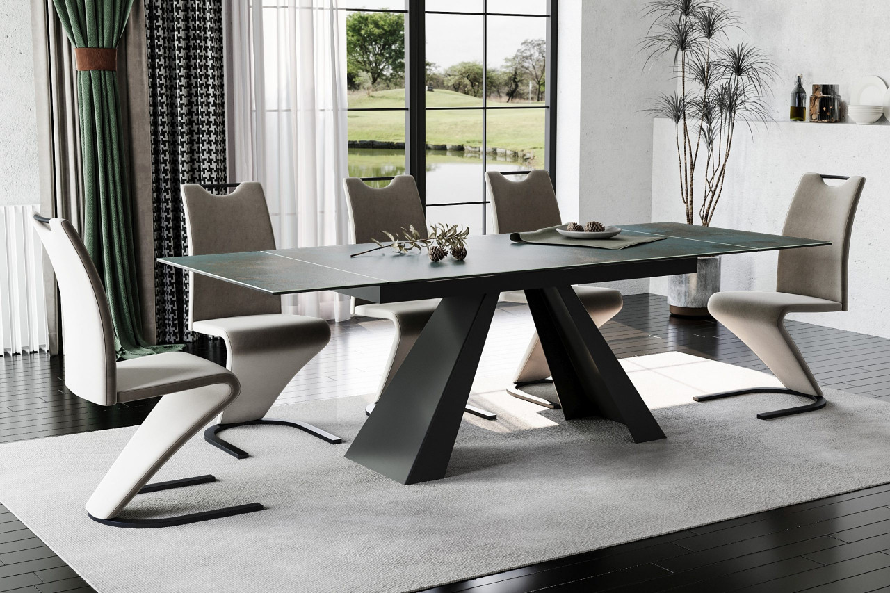 Poze Masa extensibila Salvadore Ceramic Ossido Turcoaz - L160-240 cm