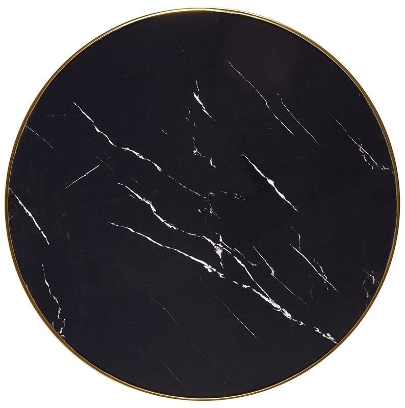 Poze Masa Molina marmura neagra / auriu – Ø59 x h74 cm