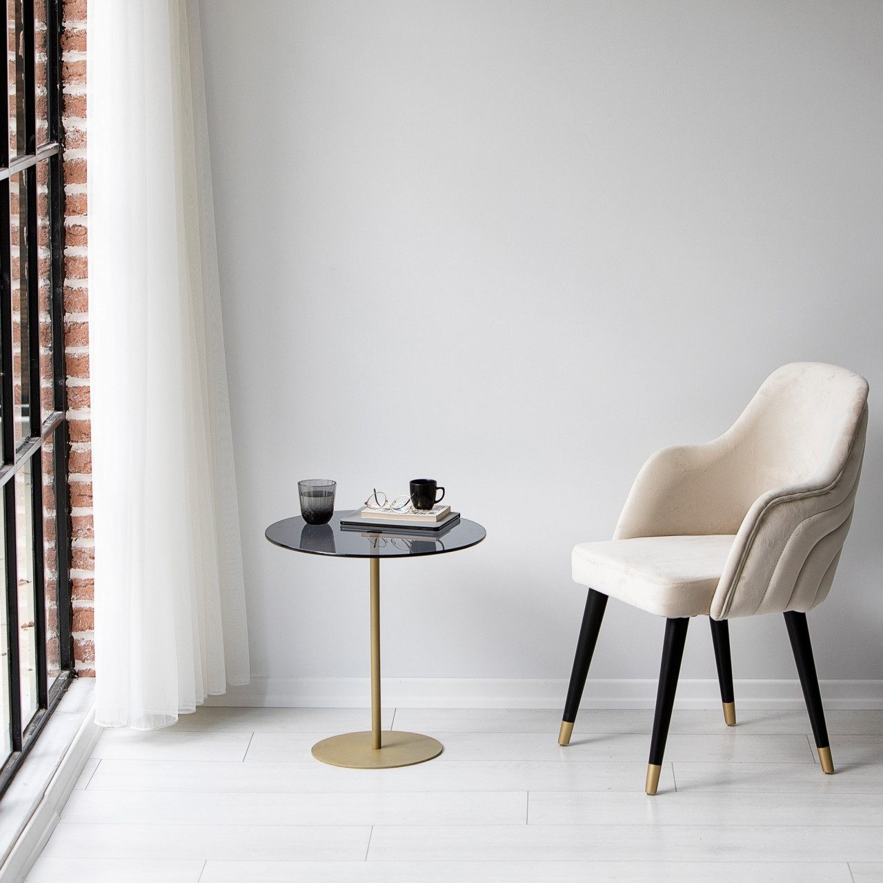 Poze Masuta de cafea Chill-Out auriu / fumuriu