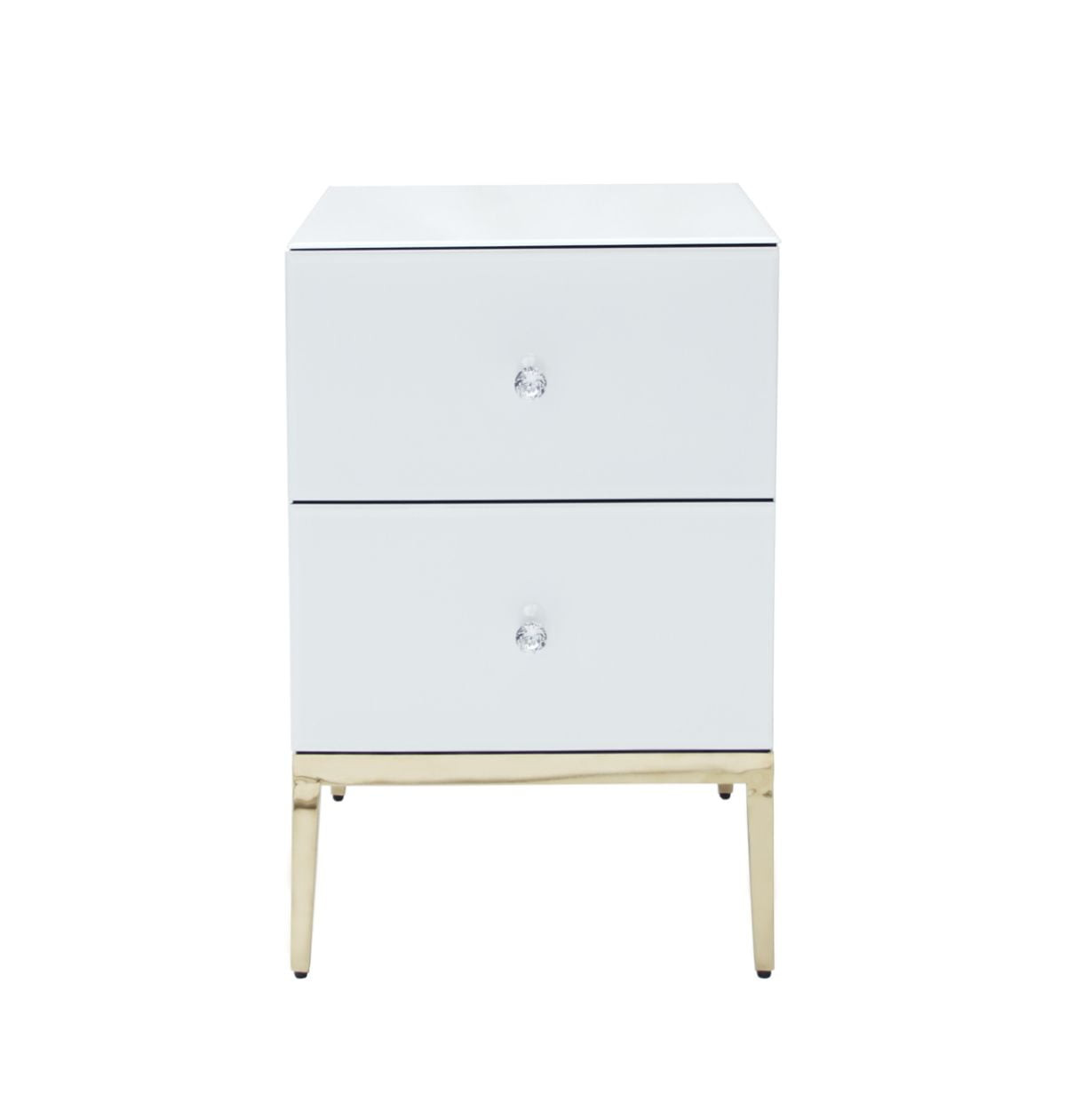 Poze Noptiera Milan alb/silver – H78 cm