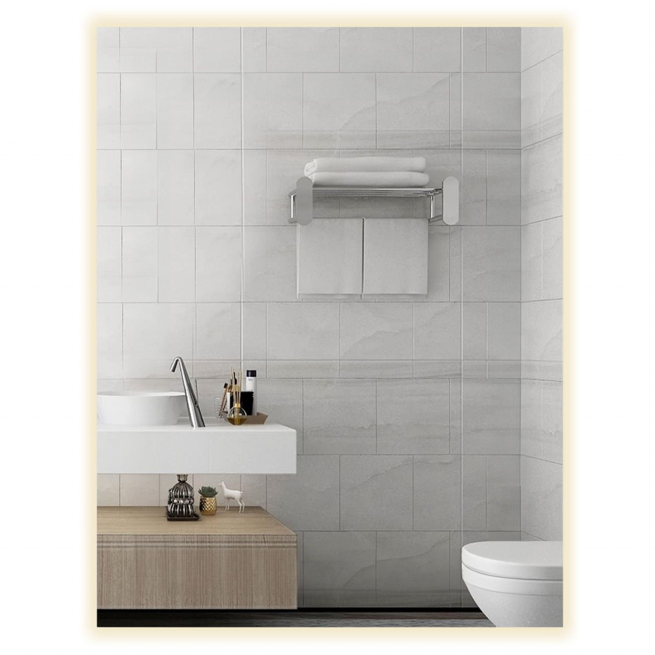 Poze Oglinda LED SQR 50x100cm