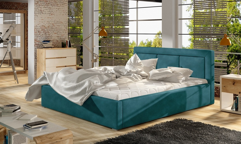 Poze Pat tapitat Belluno – 140/200, L223 x l140 x h93 cm