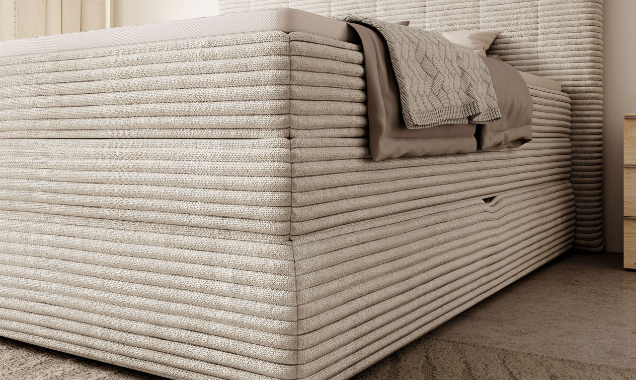 Poze Pat tapitat boxspring Amber 180x200 cm