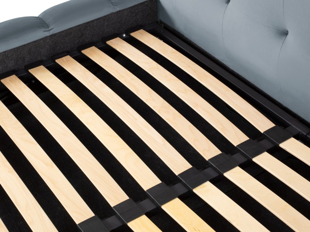 Poze Pat tapitat catifea Bali T – 160×200 cm