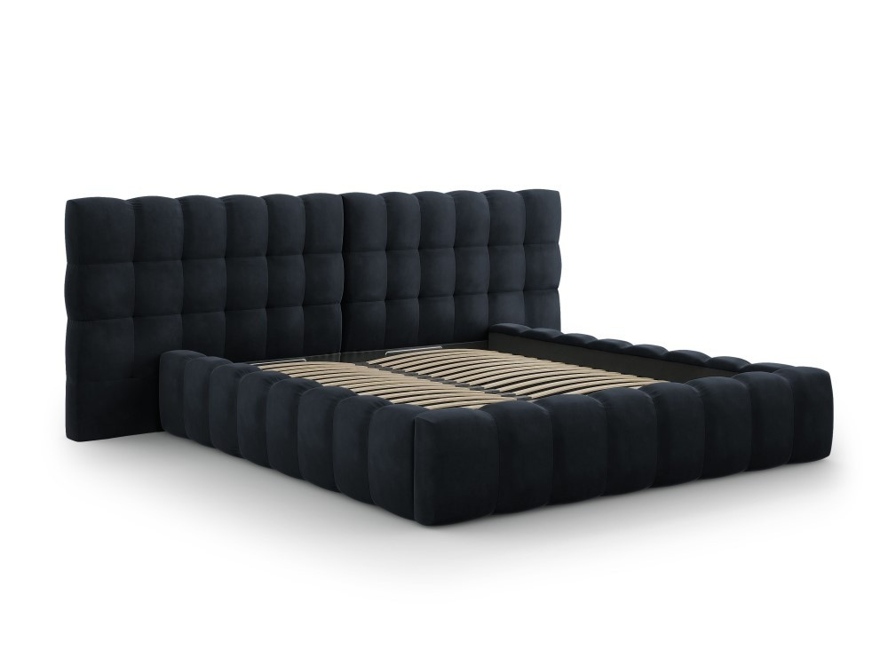 Poze Pat tapitat catifea Bali T – 180×200 cm