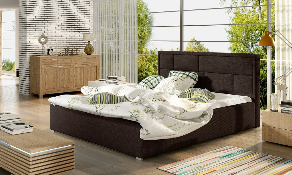 Poze Pat tapitat Latina – 140/200, L223 x l140 x h93 cm