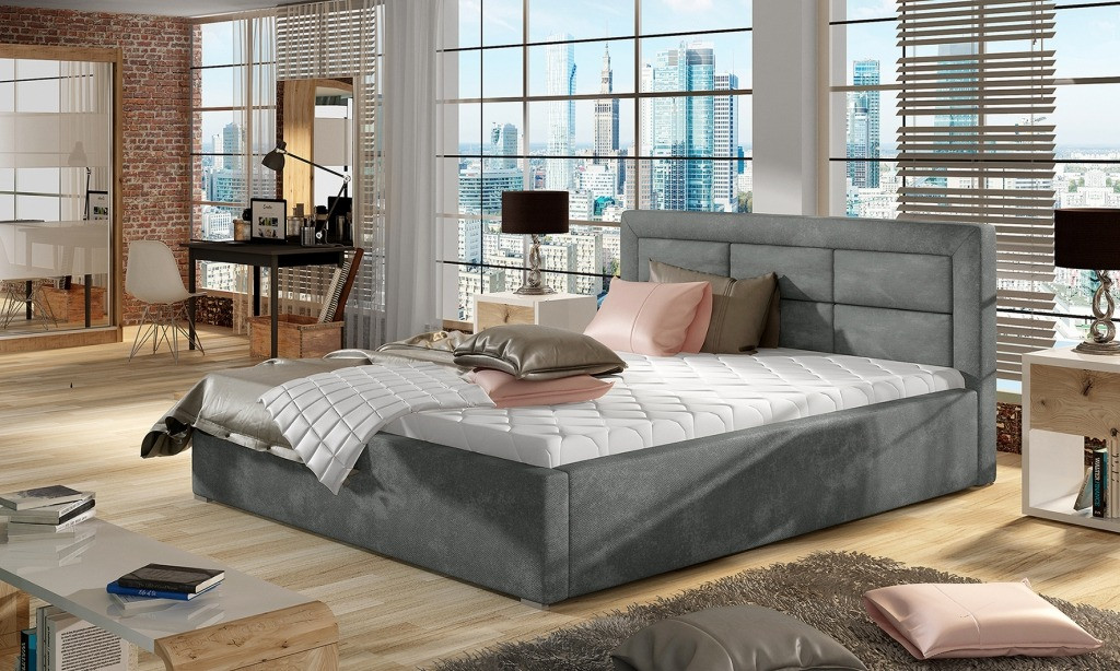 Poze Pat tapitat Rosano – 180/200, L223 x l180 x h93 cm