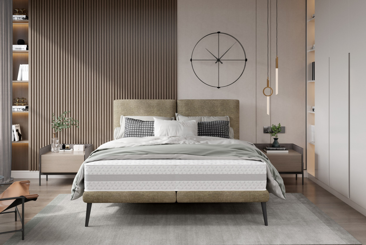 Poze Pat tapitat Selene 160x200 cm