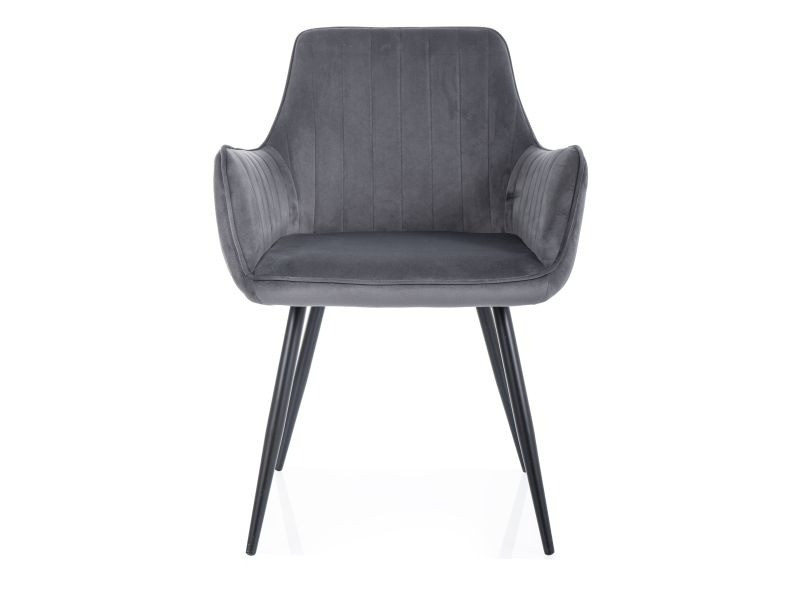 Poze Scaun Apple velvet gri Blu14