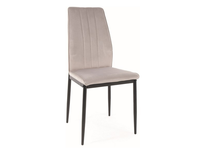 Poze Scaun Atom velvet gri deschis Blu03