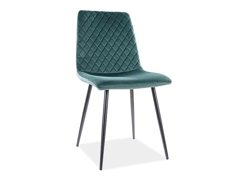 Poze Scaun catifea Irys Verde – H 84 cm