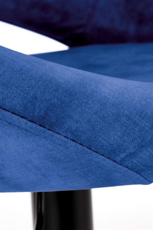 Poze Scaun de bar H-102 velvet bleumarin