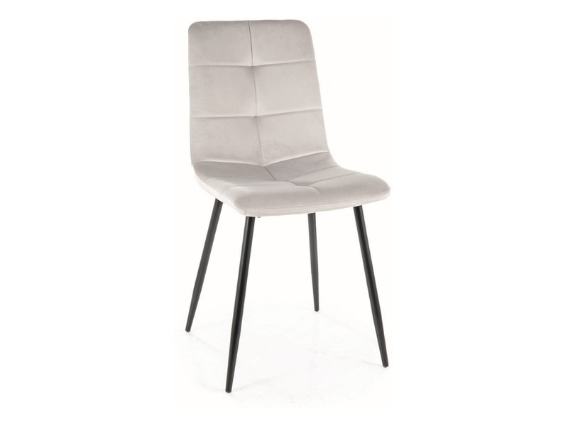 Scaun ivo velvet gri deschis blu03