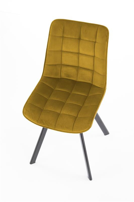 Poze Scaun K332 velvet mustariu