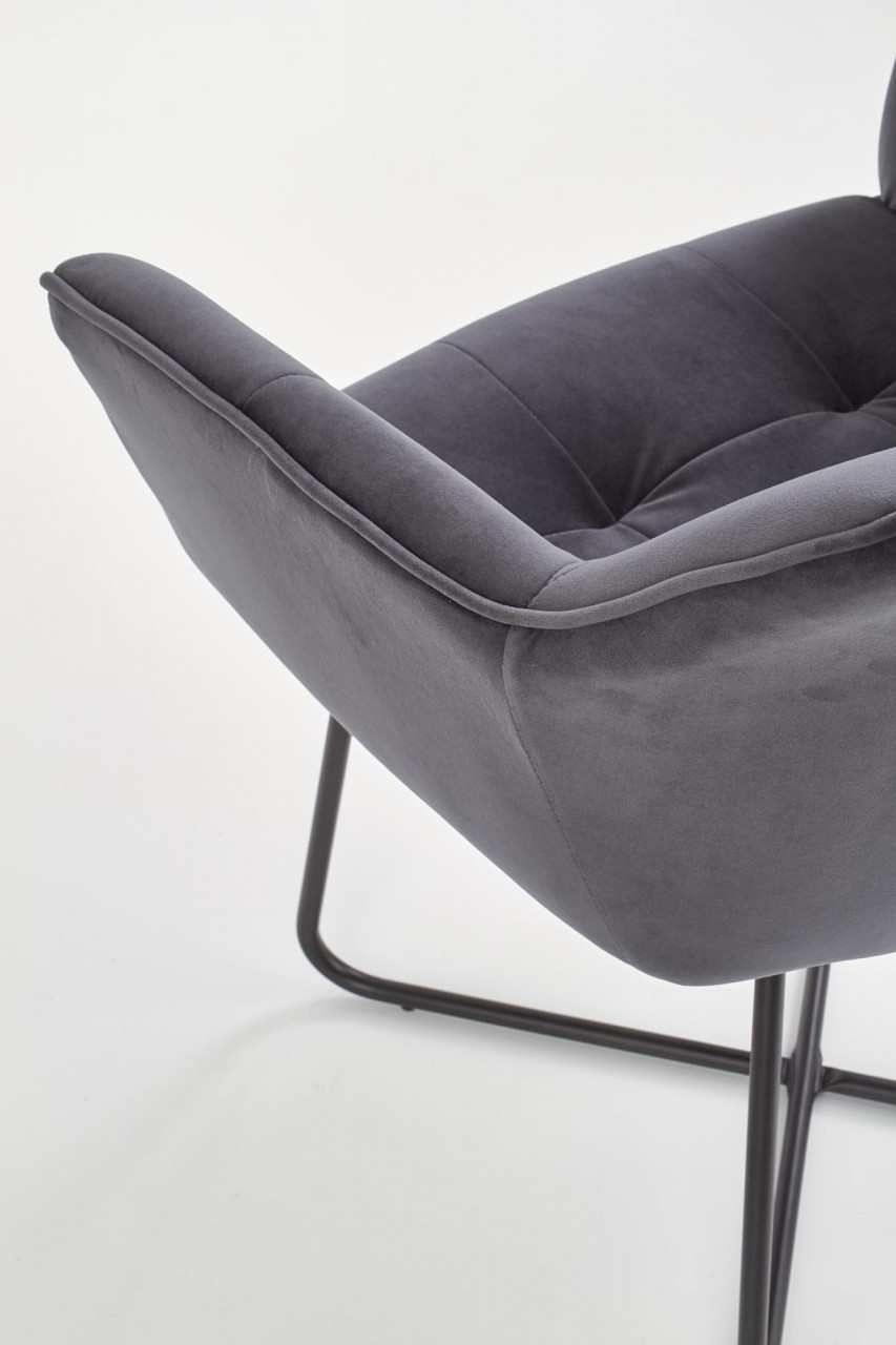 Poze Scaun K377 velvet gri