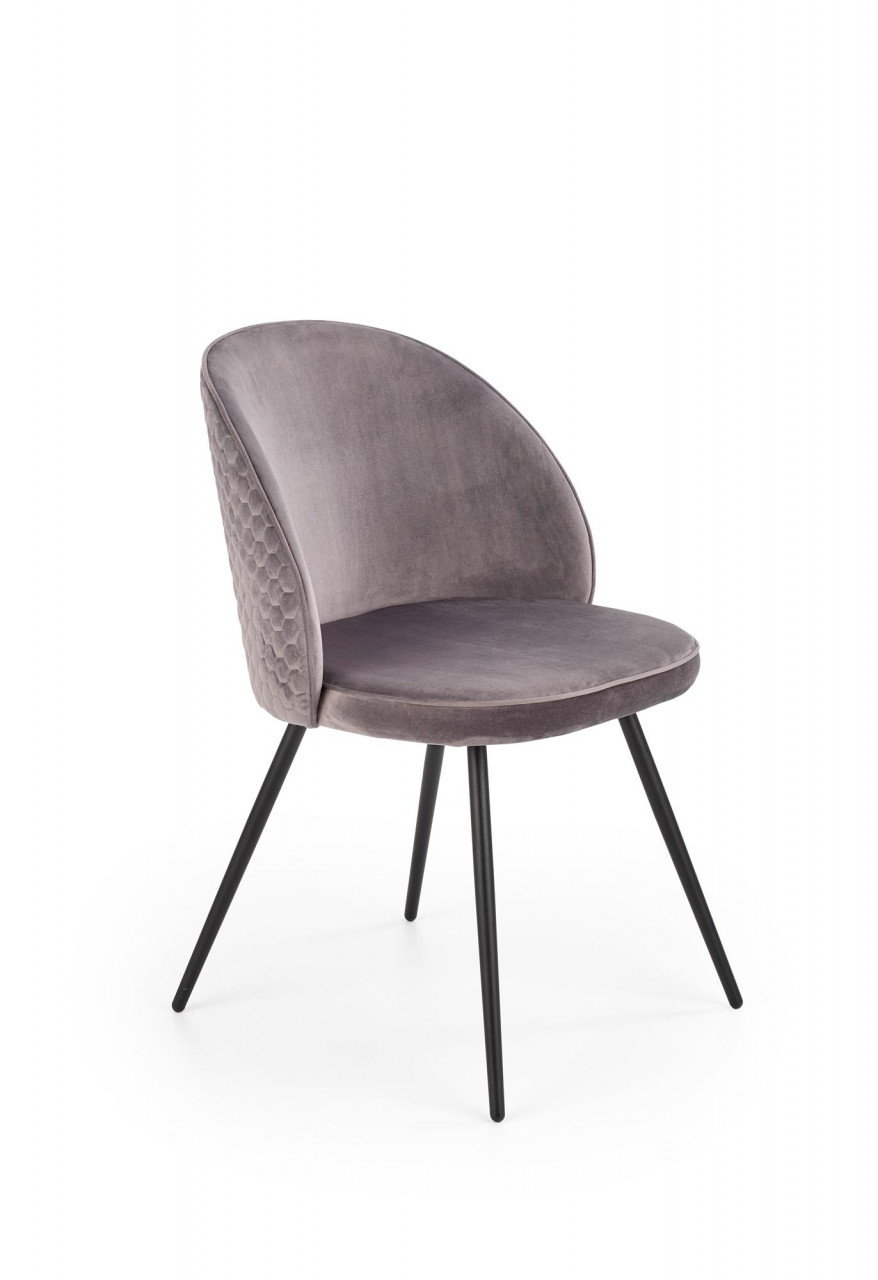 Poze Scaun K395 velvet gri