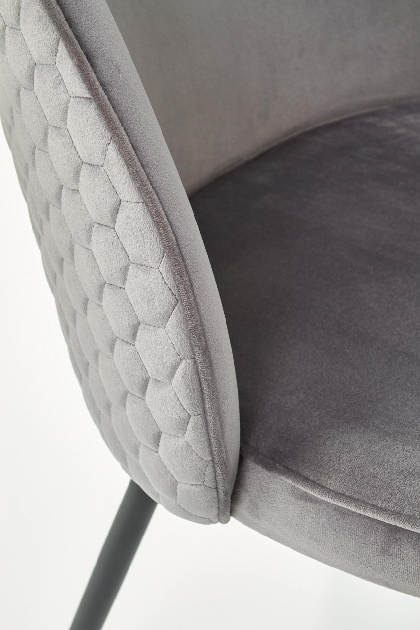 Poze Scaun K395 velvet gri