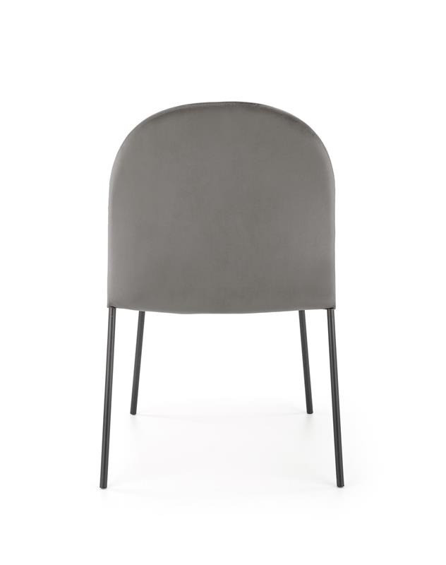 Poze Scaun K443 Velvet Gri – l50 x A58 x H84 cm