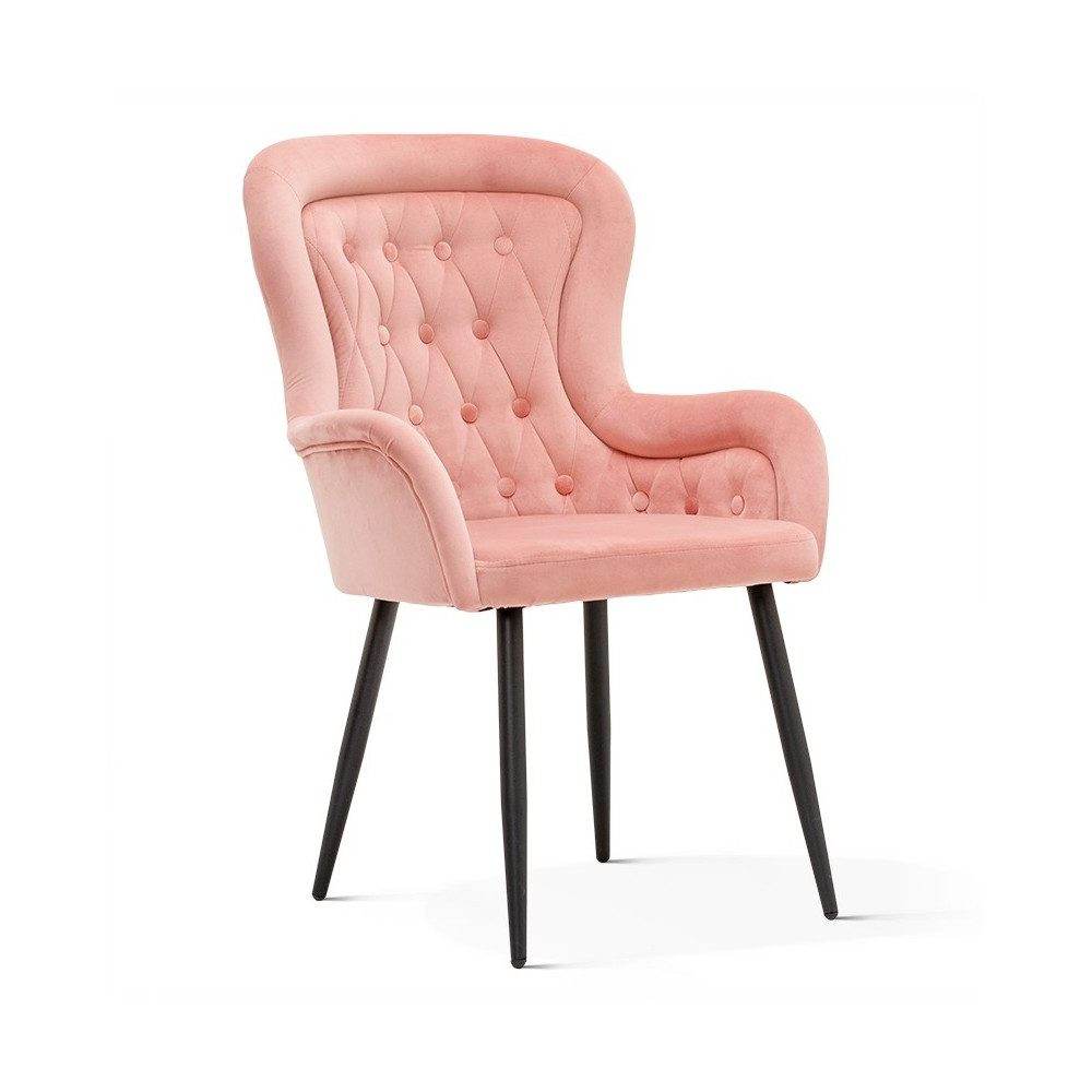 Poze Scaun Paris roz piersica – H94 cm