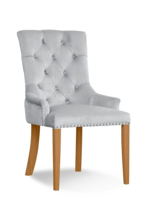 Poze Scaun tapitat August Silver / Oak