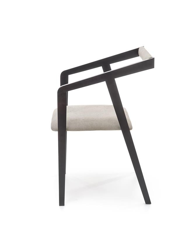 Poze Scaun tapitat Azul Gri - Negru - H 79cm