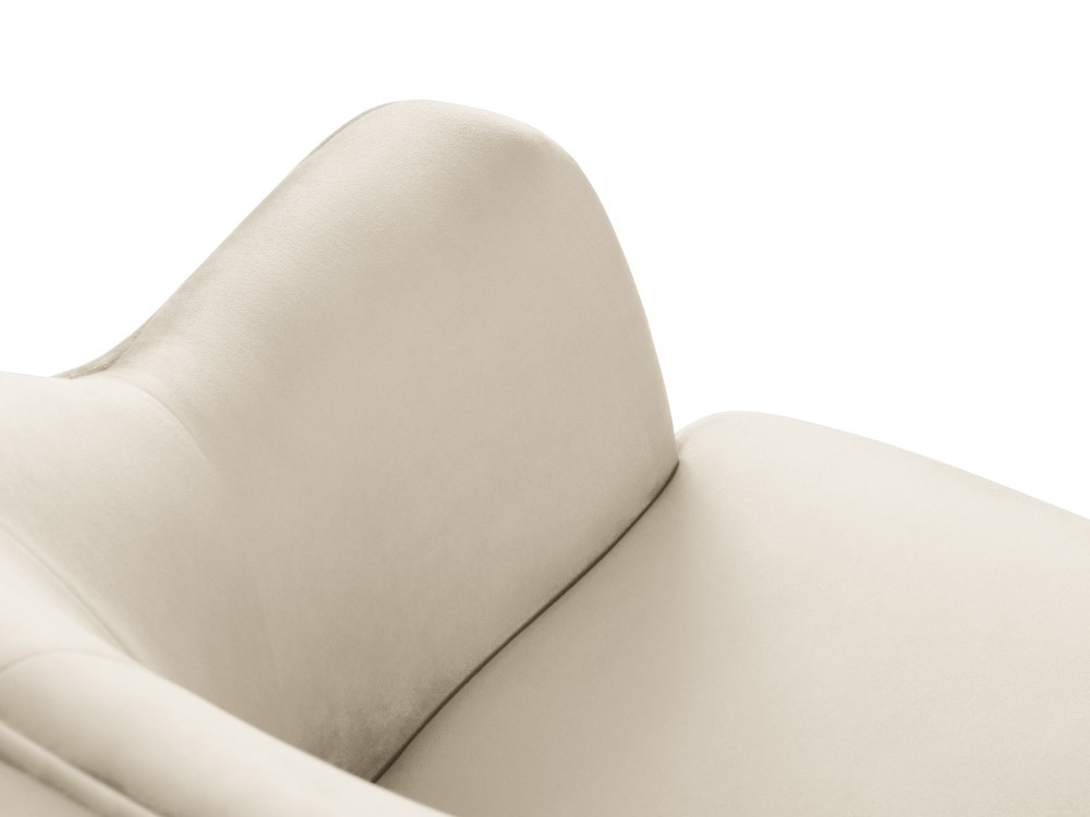 Poze Scaun tapitat cu catifea Albi - H82 cm