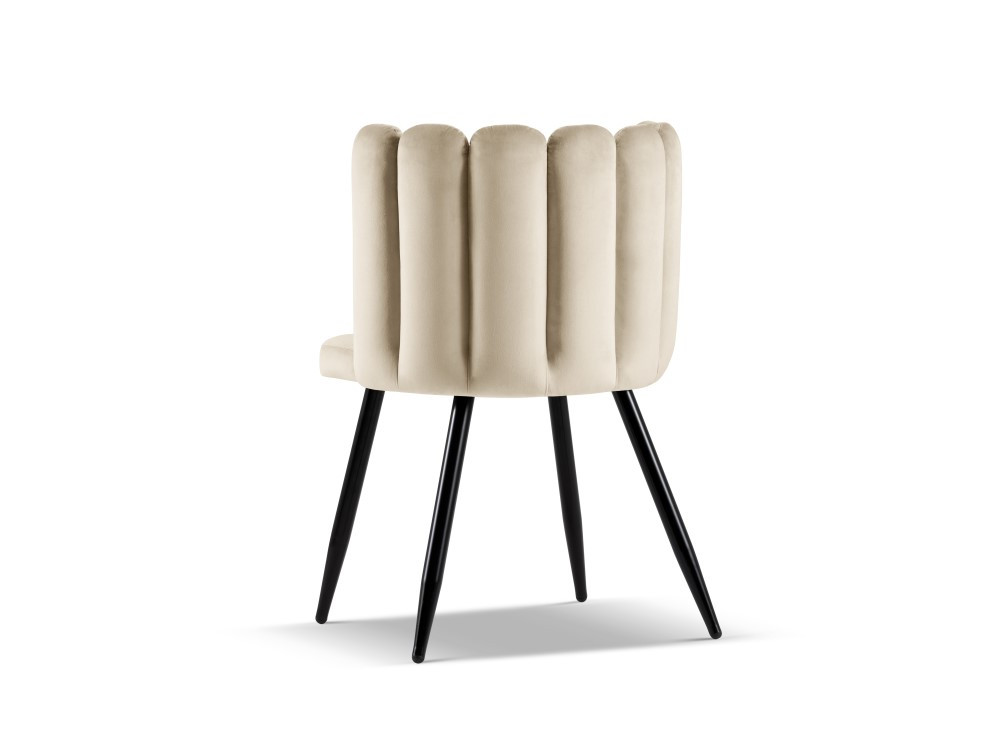 Poze Scaun tapitat cu catifea Evora - H82 cm