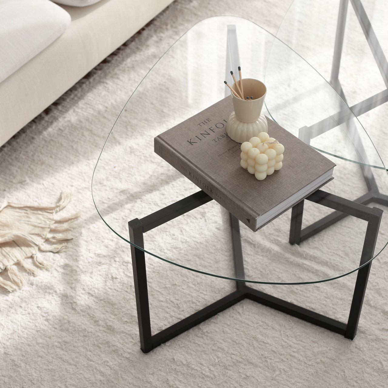 Poze Set 2 mese de cafea Bellisimo negru