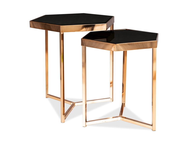 Poze Set 2 mese de cafea Milos Gold