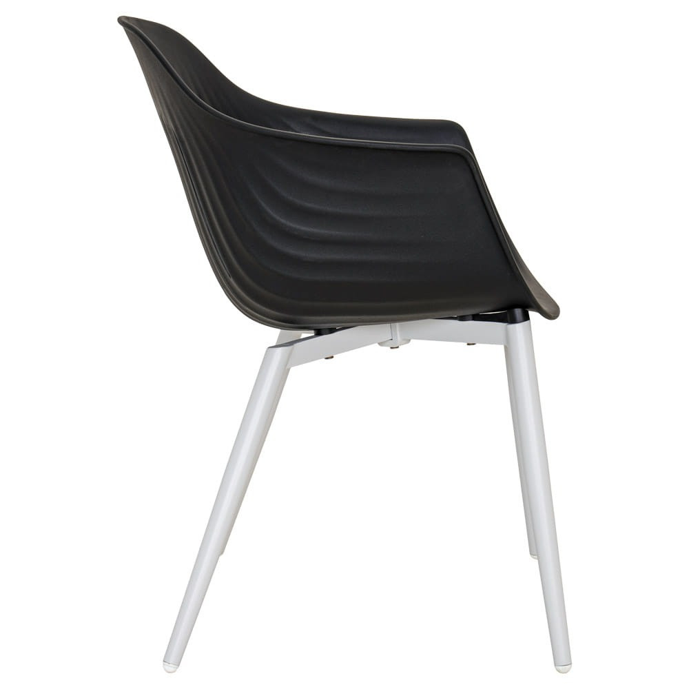 Poze Set 4 scaune Ballena negru H82 cm