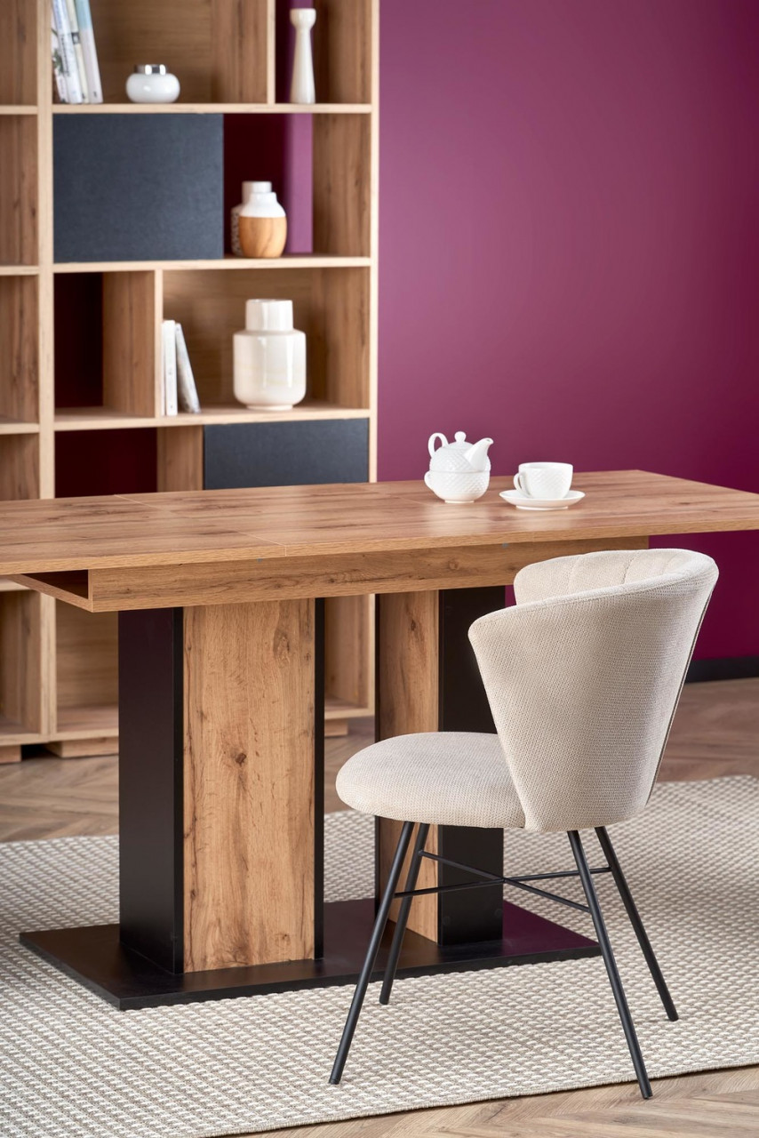 Poze Set masa extensibila Dolomit L130-175 cm + 4 scaune K459 bej