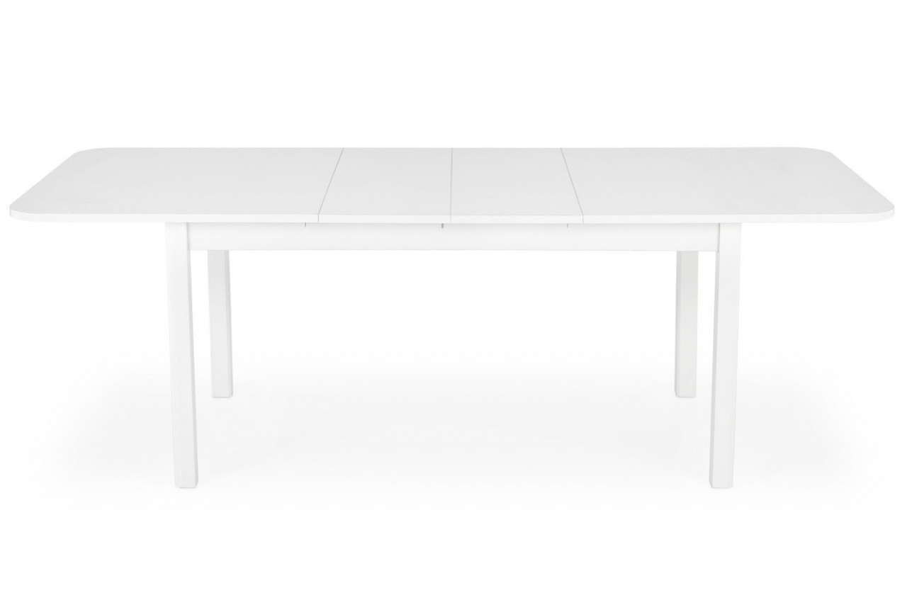 Poze Set masa extensibila Florian alb/alb L160-228 cm + 4 scaune Clarion gri/alb Inari91