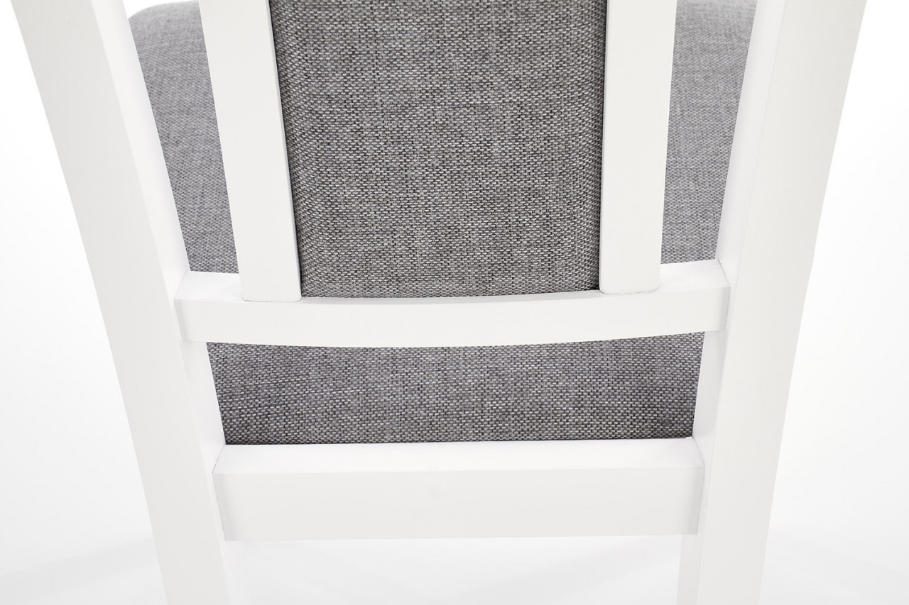 Poze Set masa extensibila Fryderyk alba L160-240 cm + 4 scaune Konrad alb/gri Inari91