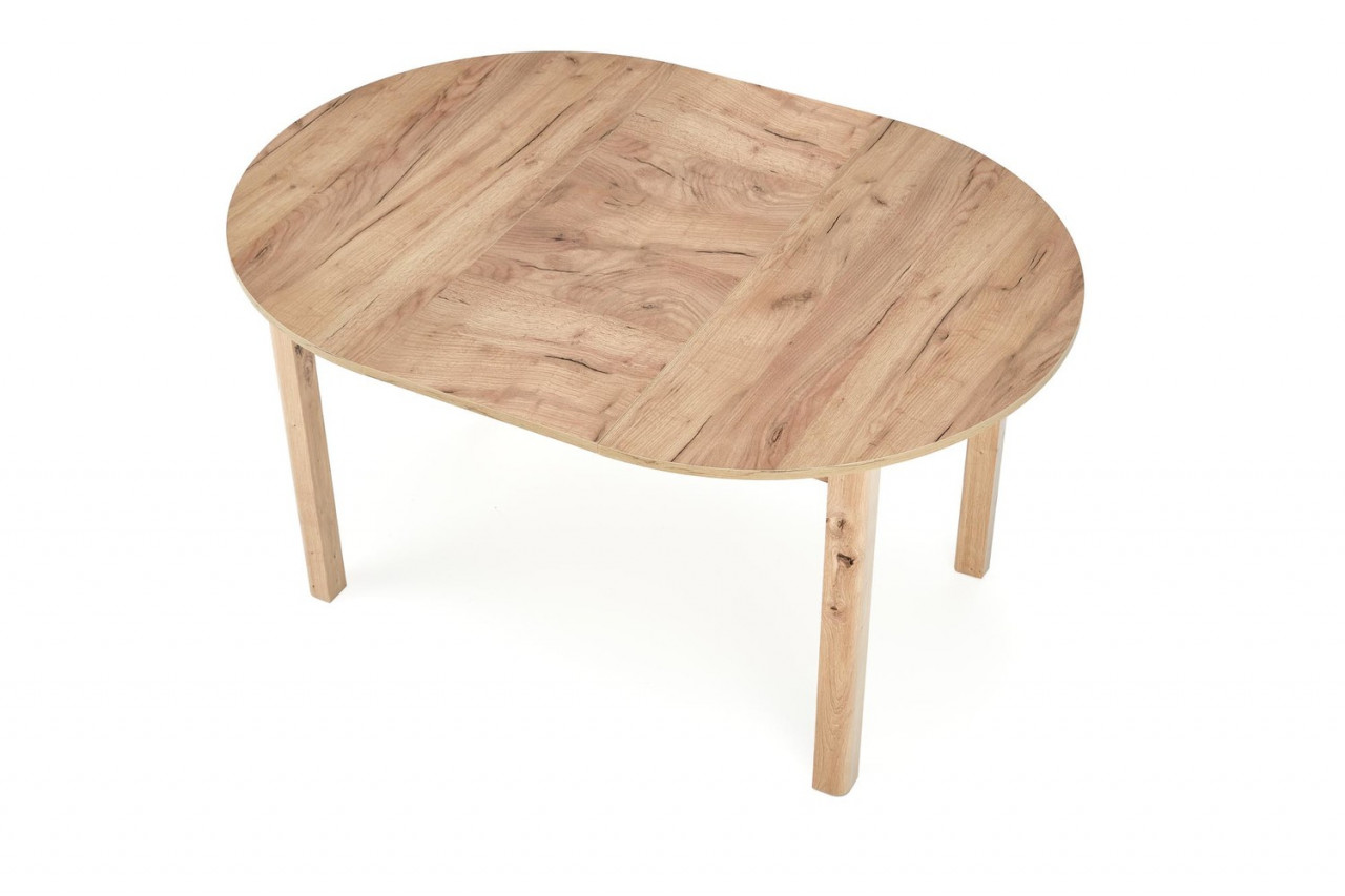 Poze Set masa extensibila Ringo stejar craft L102-142 cm + 2 scaune K490 menta + 2 scaune K490 negru