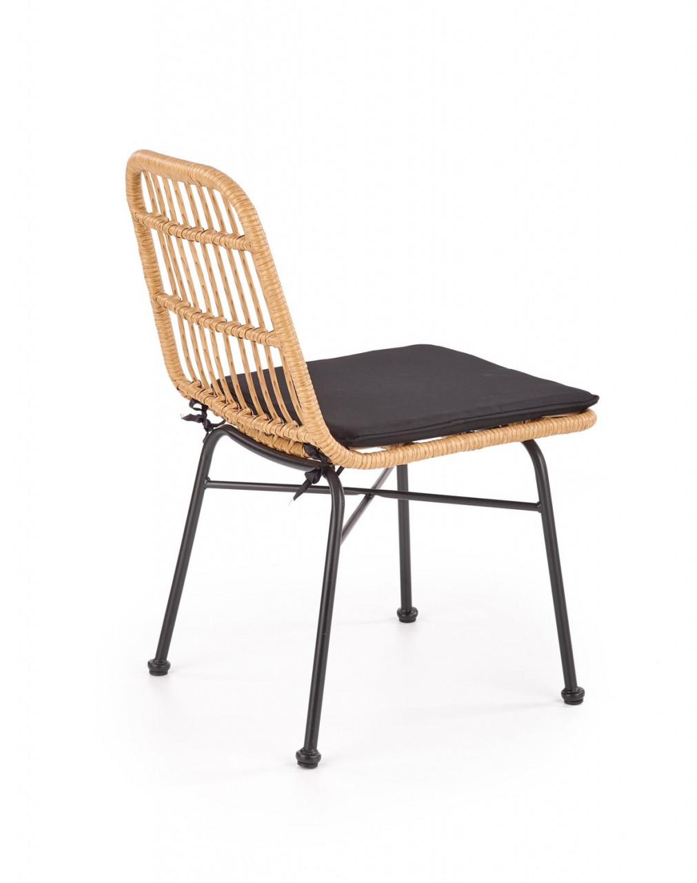 Poze Set masa Jackson L160 cm + 4 scaune K401 ratan natural/negru