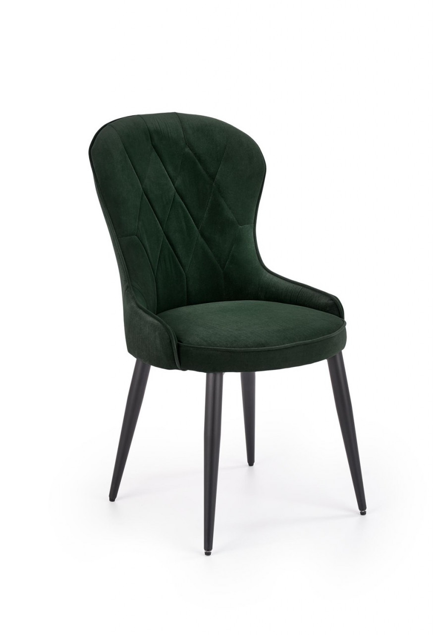 Poze Set masa rotunda Mozambik ø120 cm + 4 scaune K366 verde inchis