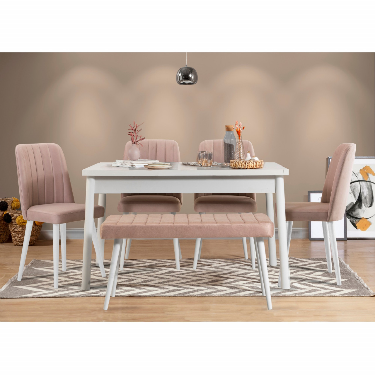 Poze Set masa si scaune (6 piese) Costa 0900 - 2 B