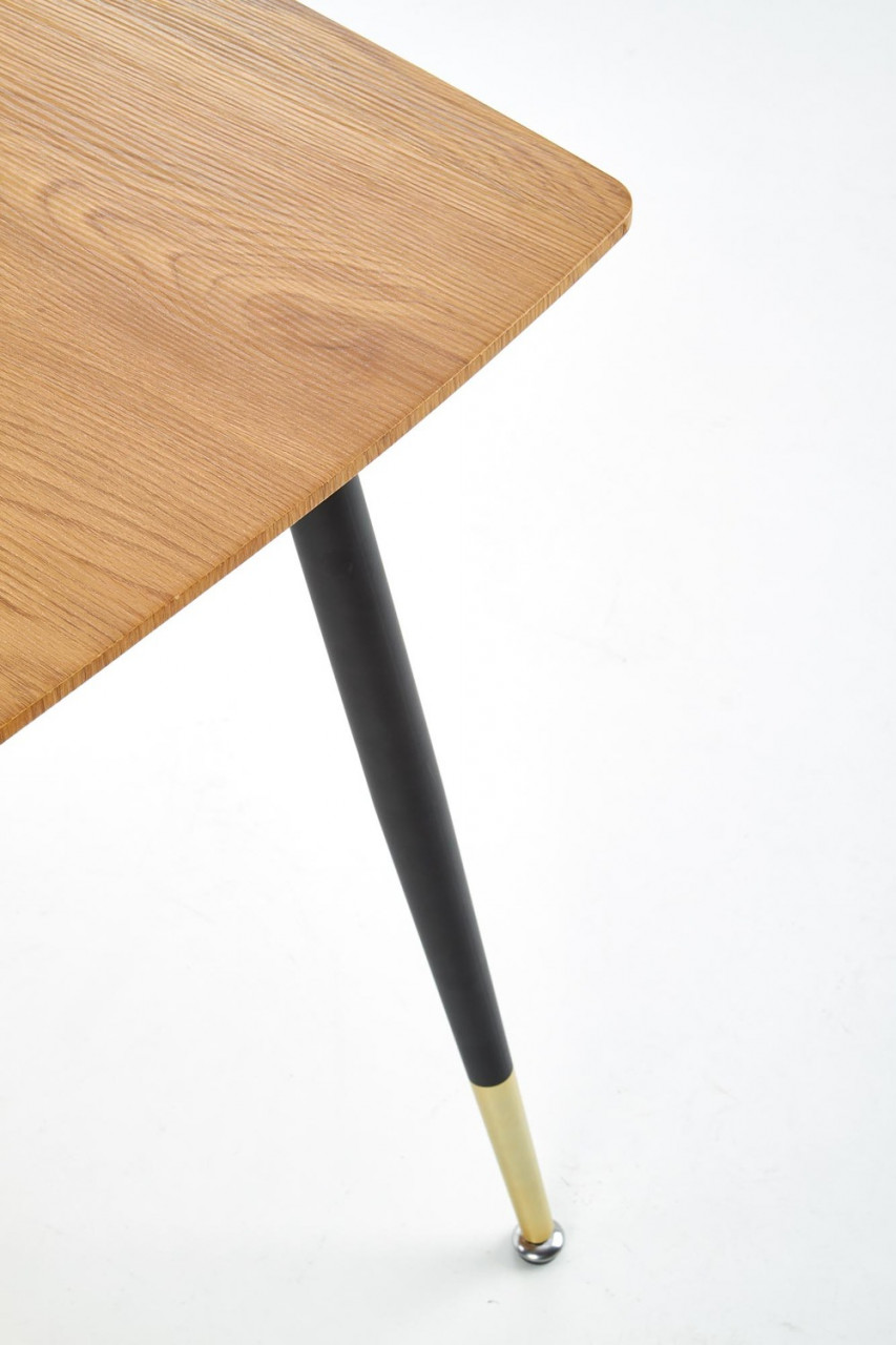 Poze Set masa Tripolis L120 cm + 4 scaune K379 gri/negru