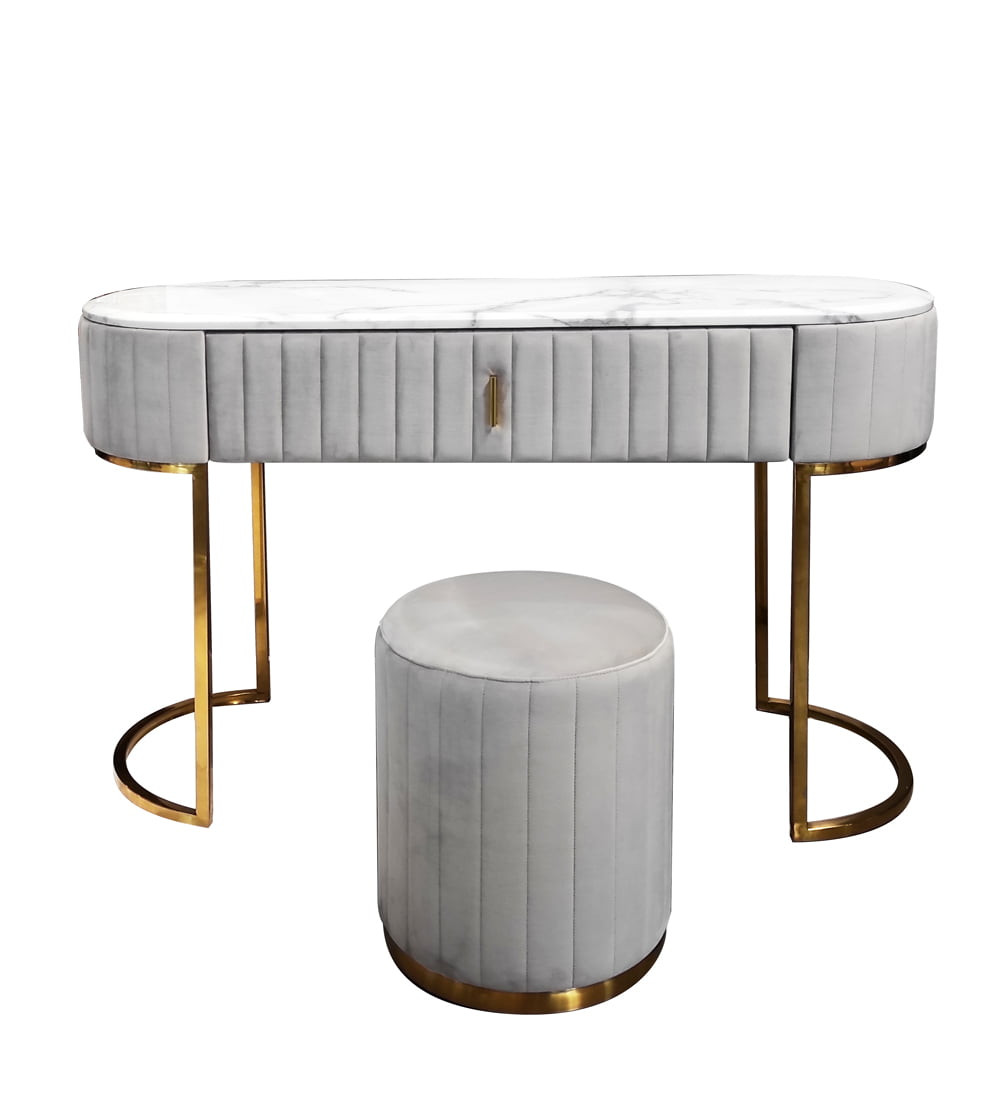 Poze Set masuta de toaleta si taburet Lille - H82 cm