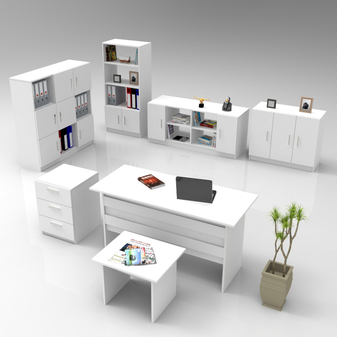 Poze Set mobilier de birou VO18-W