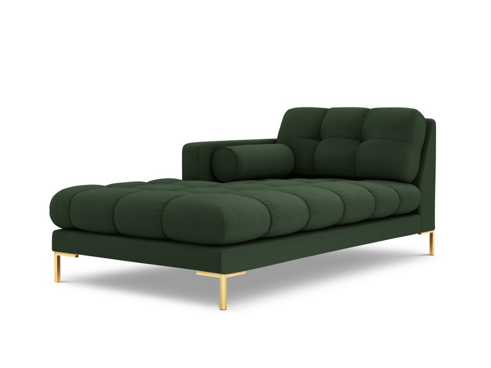 Poze Sezlong tapitat Bali picioare gold – L185 x l102 x h75