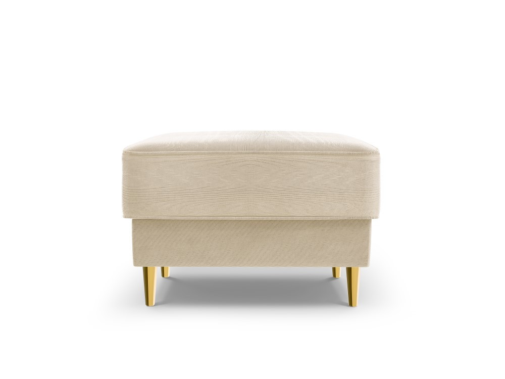 Poze Taburet Fano tapitat velvet/picioare gold – L64 x l64 x h44