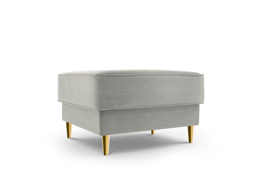 Poze Taburet Fano tapitat velvet/picioare gold – L64 x l64 x h44
