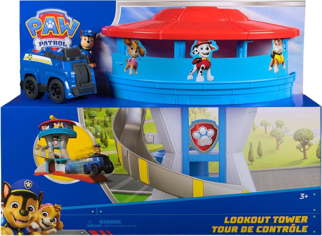 Paw Patrol - Set de joaca Core Lookout Tower, Multicolor, 3 ani+