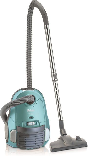 Aspirator cu sac Fakir Theo, 3.5 l, Tub telescopic, 700 W, Filtru EPA, Turcoaz