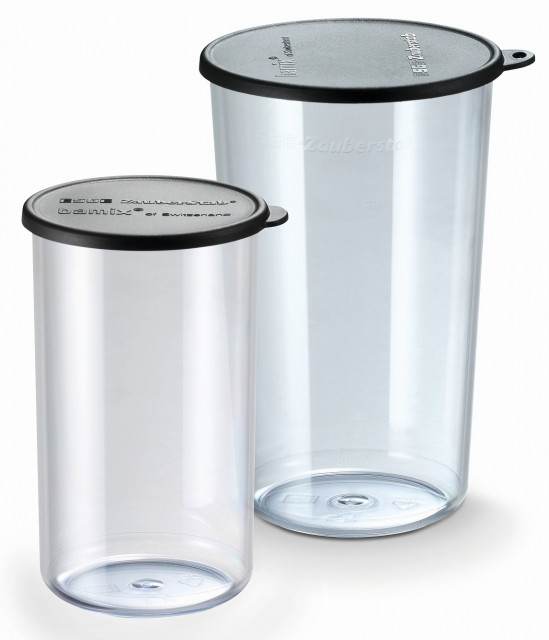 Set vase cu capac pentru mixerele bamix 400 ml si 600 ml - fara BPA
