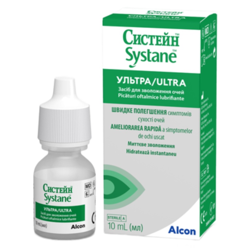 Picaturi oftalmice lubrifiante Systane Ultra, 10 ml, Alcon