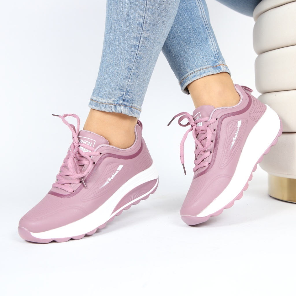 Adidasi piele ecologica lila Cintia