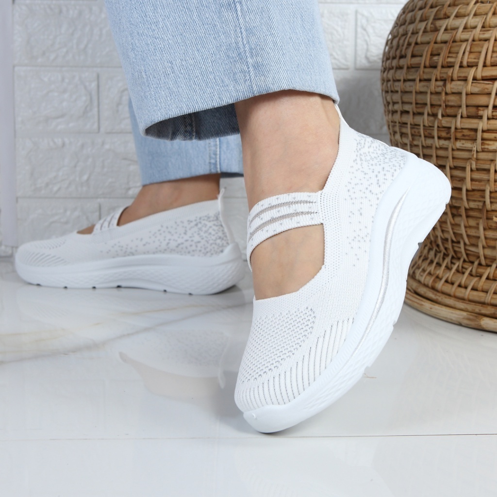 Espadrile albe usoare Zelina