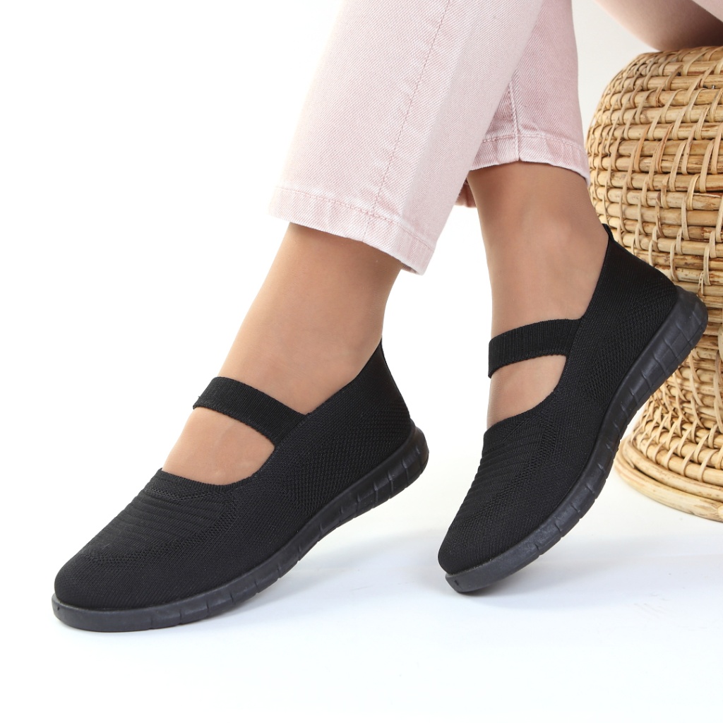 Espadrile negre cu bareta Yara
